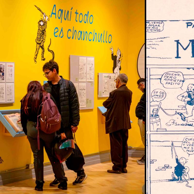 La exposición ¡Extra, extra! reúne 951 piezas recuperadas entre tiras, historietas y viñetas de publicaciones colombianas entre 1890 y 1967. Fotos Cortesía Biblioteca Nacional.