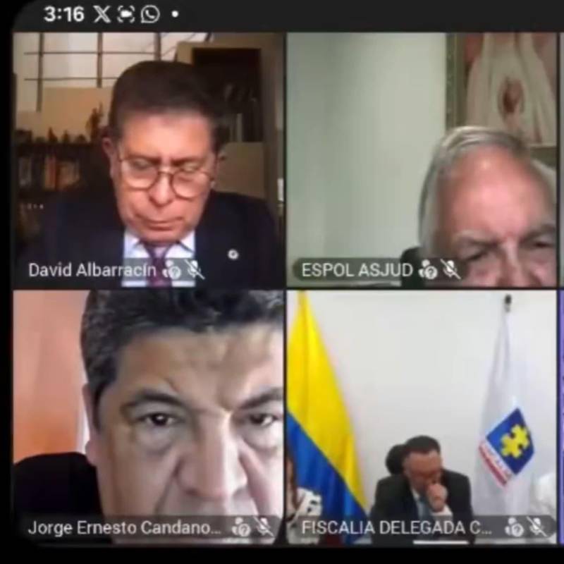 La magistrada llamó la atención a la Fiscalía por el vencimiento de términos. FOTO: Captura de video