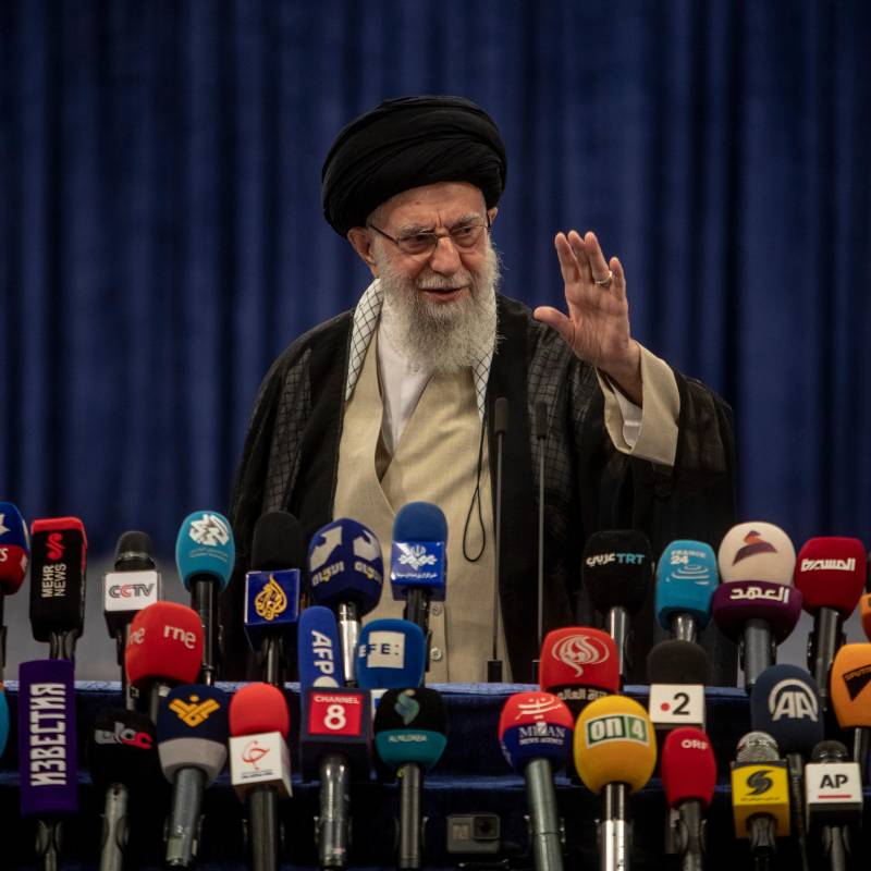 Lider supremo de Irán el ayatolá Alí Jamenei. Foto: GETTY
