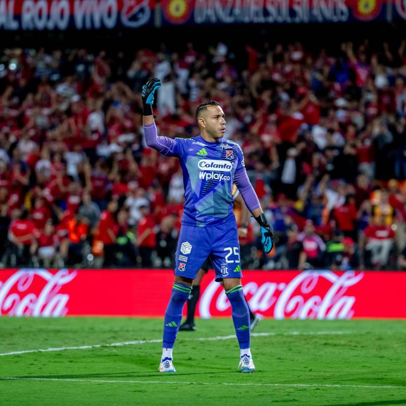 El arquero tolimense Éder Chaux será el titular del DIM contra Estudiantes de La Plata de Argentina. Foto: Juan Antonio Sánchez