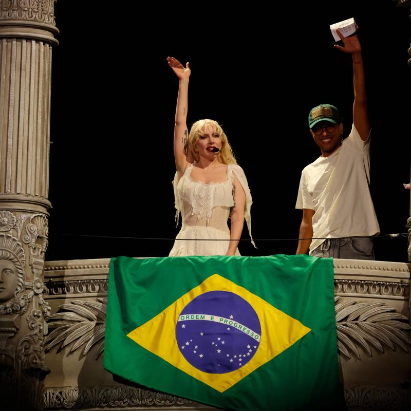 Lady Gaga se presentó el 3 de mayo en Brasil. FOTO: GETTY
