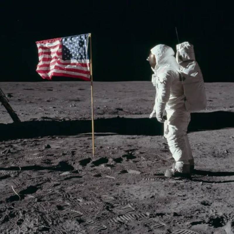 El hombre llegó a la Luna el 20 de julio de 1969, sin embargo, hay grupo de escépticos que ponen en duda esta hazaña. Foto: Nasa