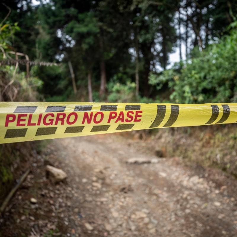 Los cuerpos estaban tendidos en un camino de trocha de una zona rural de La Dorada. Imagen de referencia. FOTO: Andrés Camilo Suárez