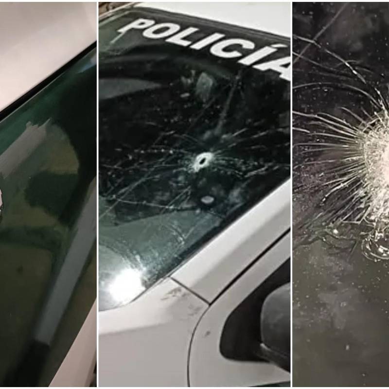 De acuerdo con el reporte de las autoridades, ninguno de los uniformados que iban dentro del vehículo resultaron heridos, sin embargo, es el segundo ataque en Antioquia en pocos días. FOTO: Cortesía
