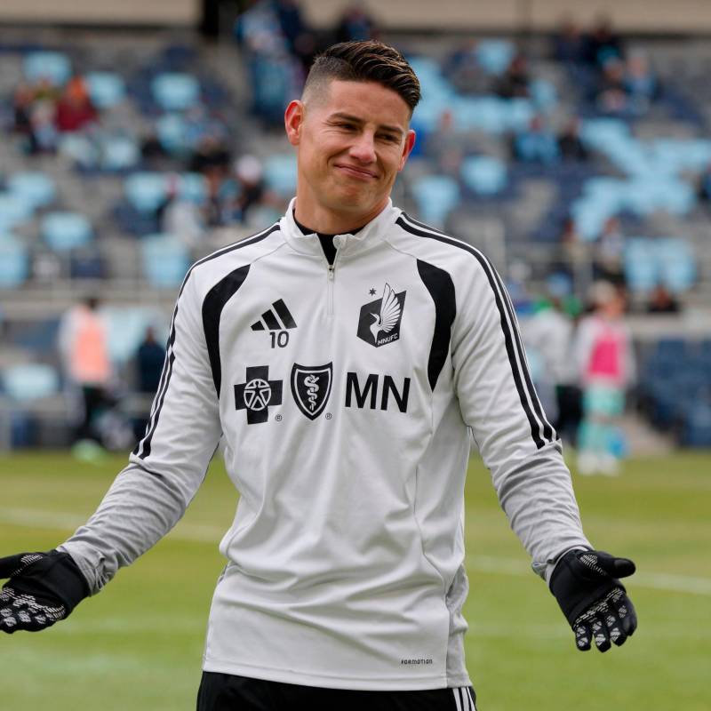 James Rodríguez no vive su mejor momento futbolístico. Está sin nivel y muchos critican que vaya al Mundial-2026. FOTO X-MINNESOTA