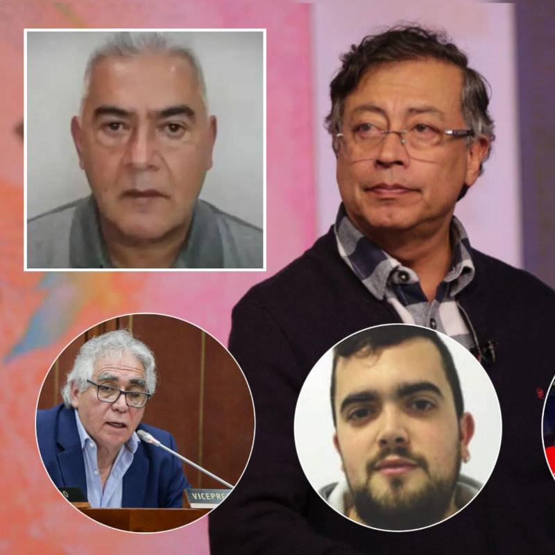 Varios funcionarios del gobierno Petro habrían sido emisarios ante el abogado del contrabandista Diego Marín, conocido como alias Papá Pitufo. FOTOS: Colprensa y cortesía