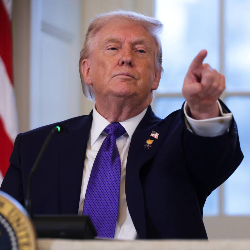 Donald Trump manifestó estar contento con la situación actual de Venezuela. Foto: Getty Images