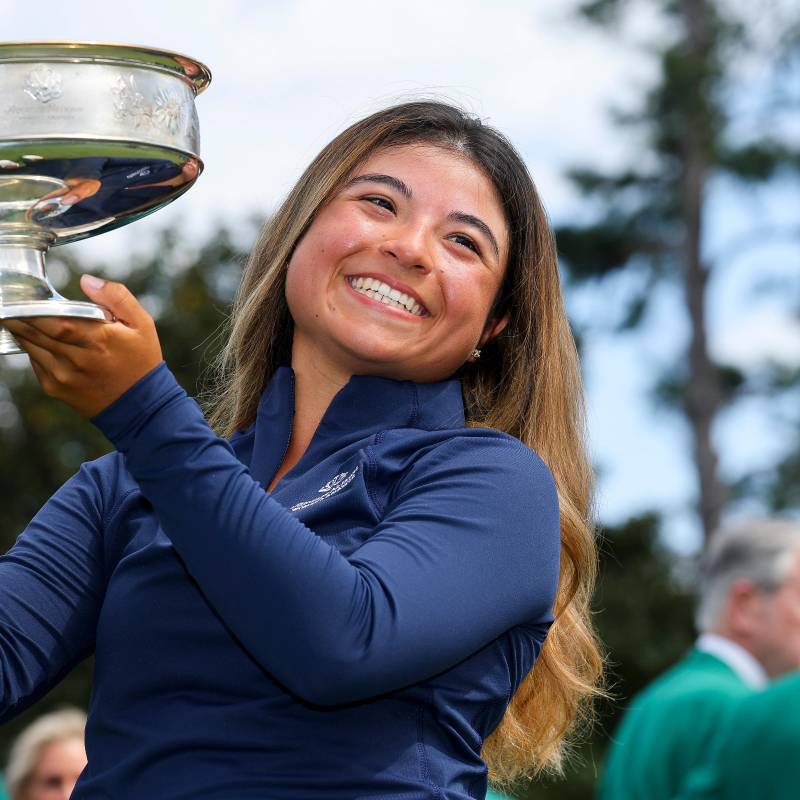 La golfista caleña María José Marín se coronó campeona del Augusta National Women’s Amateur que se disputó en Georgia, Estados Unidos. FOTO GETTY 