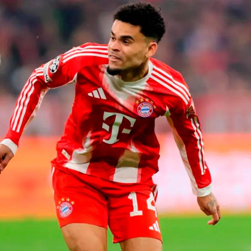 E futbolista colombiano es uno de los goleadores de la Bundesliga alemana. Por el momento, suma 21 goles y 14 asistencias con el Bayern Múnich esta temporada. Foto: Getty