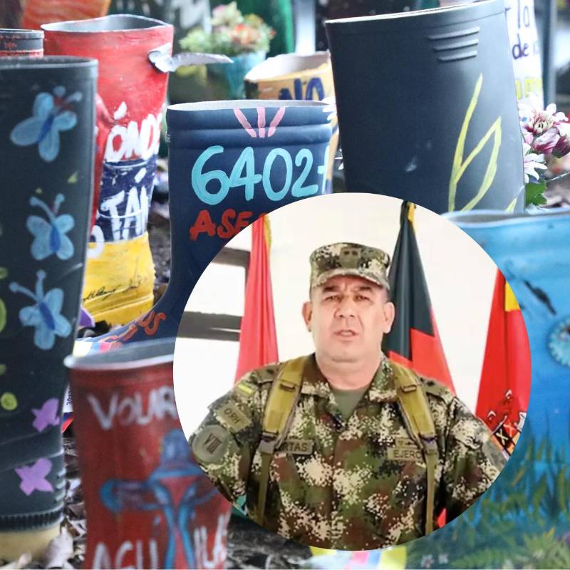 Documentos operacionales y versiones voluntarias vinculan a Huertas con operaciones en las que murieron civiles en el Oriente antioqueño. FOTO: JEP Y EJÉRCITO.