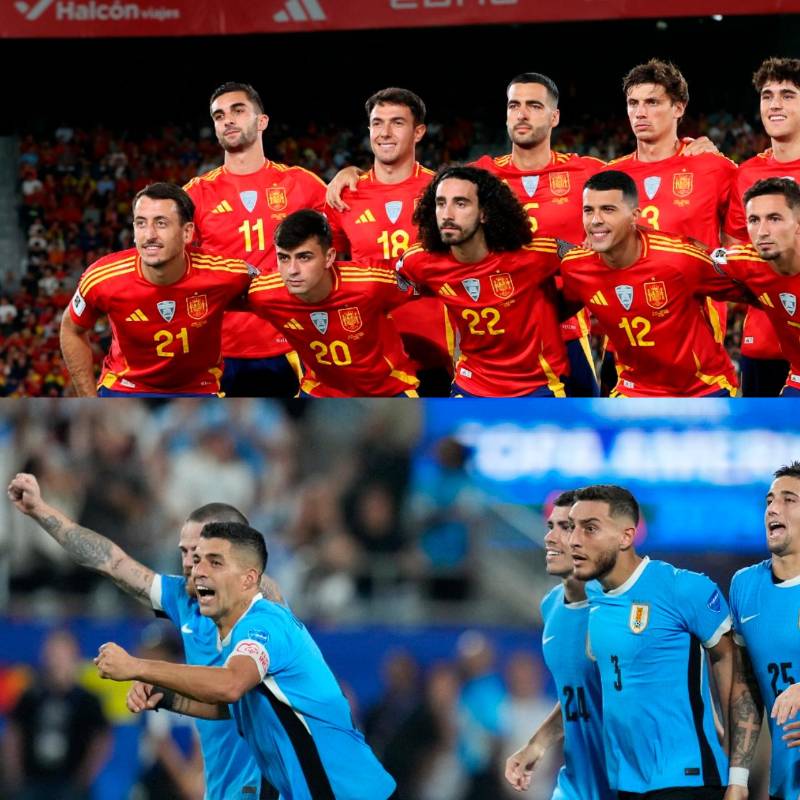 España y Uruguay deberán enfrentarse en el grupo H del Mundial 2026. Foto: GETTY. 