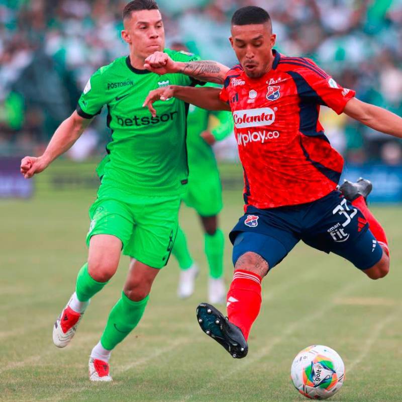 Independiente Medellín y Atlético Nacional empataron en un nuevo clásico paisa. FOTO MANUEL SALDARRIAGA