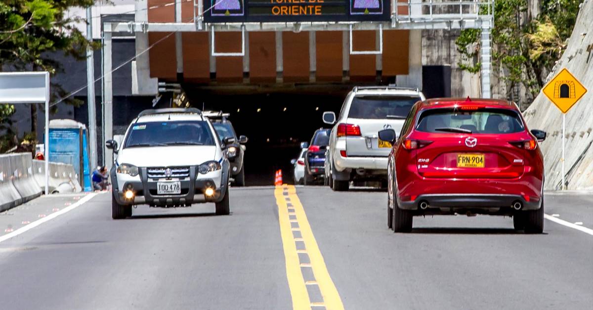 Ojo esta semana habrá cierres nocturnos en el Túnel de Oriente