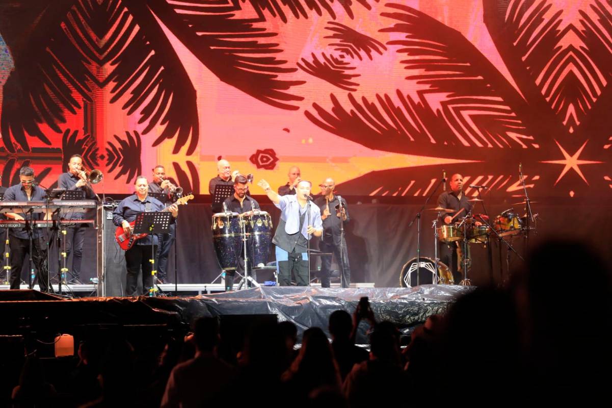 El ambiente salsero lo puso el reconocido cantante Victor Manuelle. FOTO Esneyder Gutiérrez