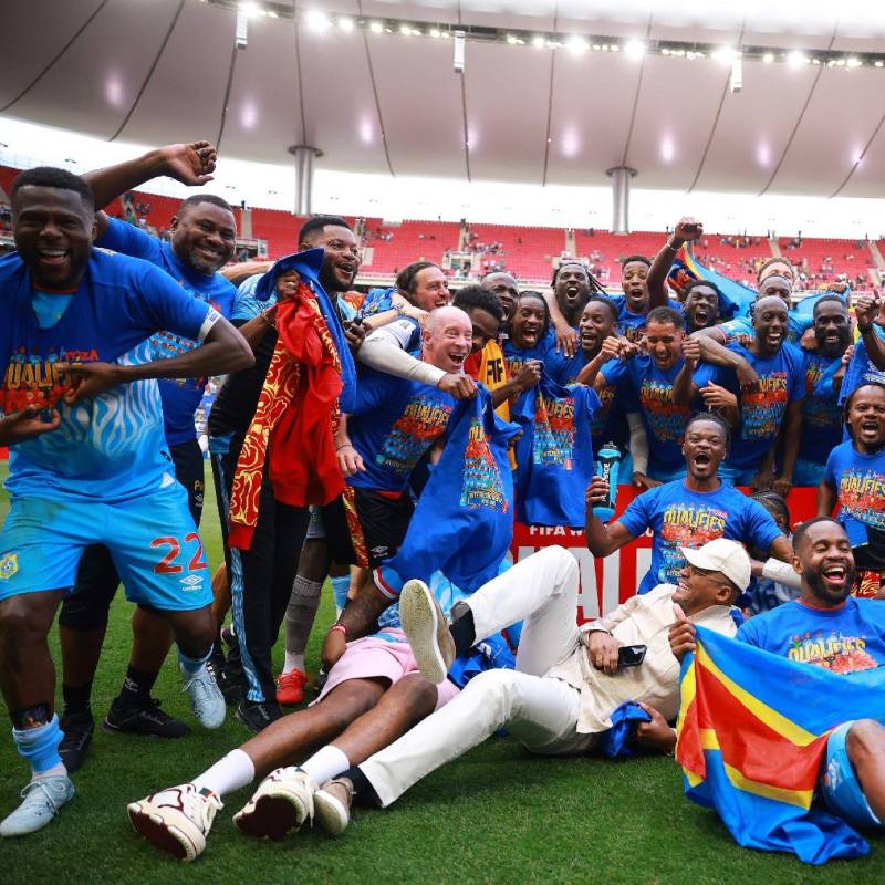 La selección de RD Congo confirmo su cupo en el Mundial al vencer en el repechaje a Jamaica. FOTO: Getty