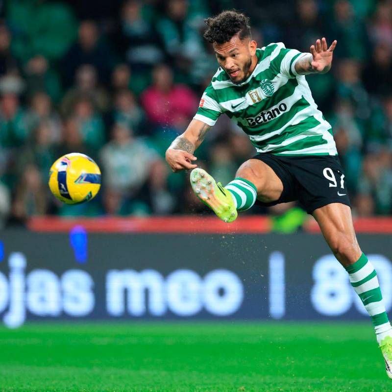 El delantero Luis Javier Suárez llegó a 32 goles esta temporada con Sporting. Foto: Getty