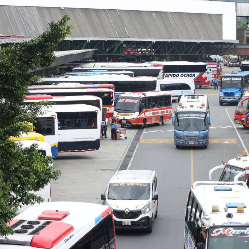 En Semana Santa se registraron 752.700 viajeros en las Terminales de Transporte de Medellín y 27.320 pasajeros a destinos nacionales en el Aeropuerto Olaya Herrera. Foto: Cortesía Alcaldía de Medellín.