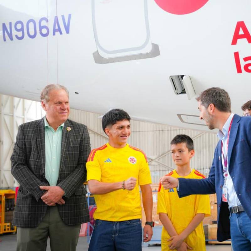 Avianca será la aerolínea oficial de la Selección Colombia en el Mundial 2026. FOTO: Cortesía Avianca 