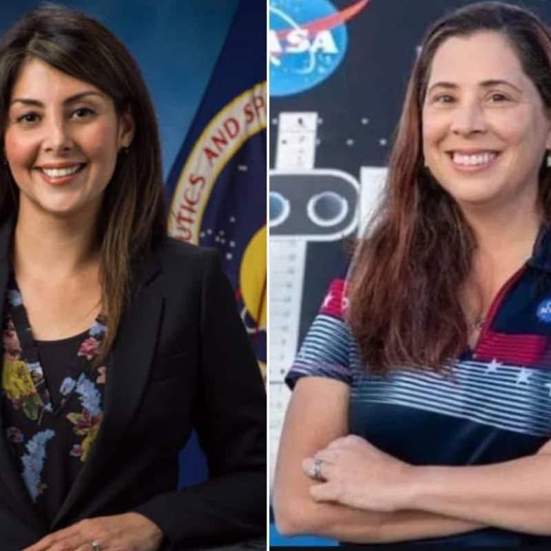Ellas son las colombianas Liliana Villarreal y Diana Trujillo, quienes trabajan en la Nasa. FOTOS: Tomadas de redes sociales 