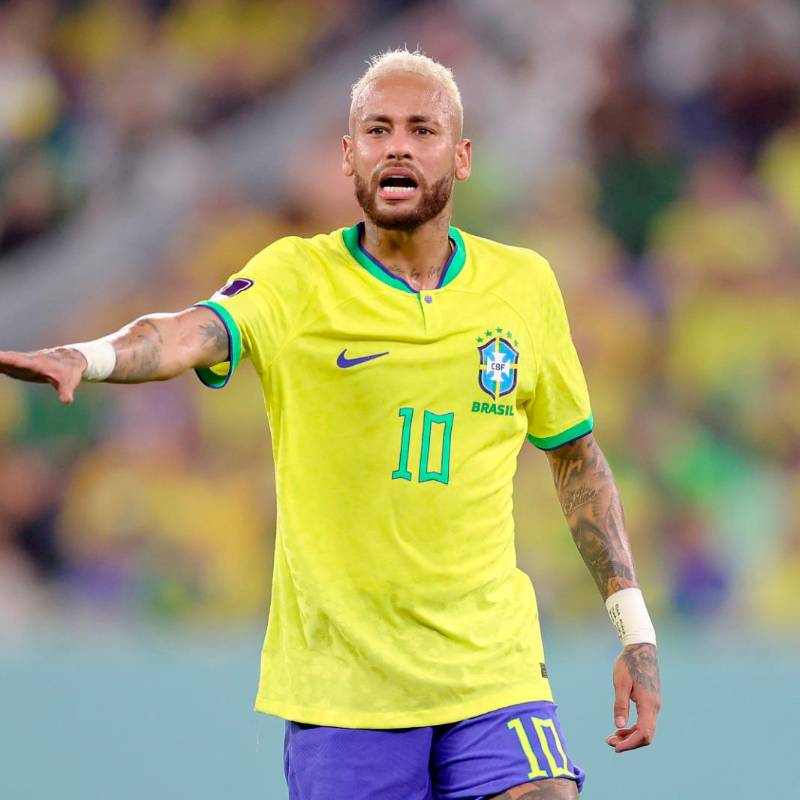 Neymar, mediocampista brasileño que seguirá luchando por un lugar en el Mundial 2026. FOTO GETTY