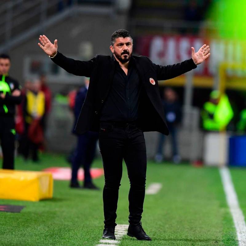 Gennaro Gattuso dejó de ser el técnico de la Selección Italia. Foto: GETTY