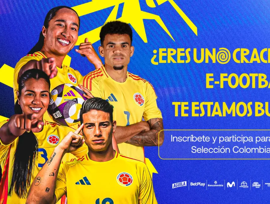La FCF y Movistar organizarán las finales del Torneo Nacional de eFootball™ 2025 en Bogotá; los ganadores representarán a Colombia en el camino hacia el Mundial FIFAe en Riad. FOTO cortesía