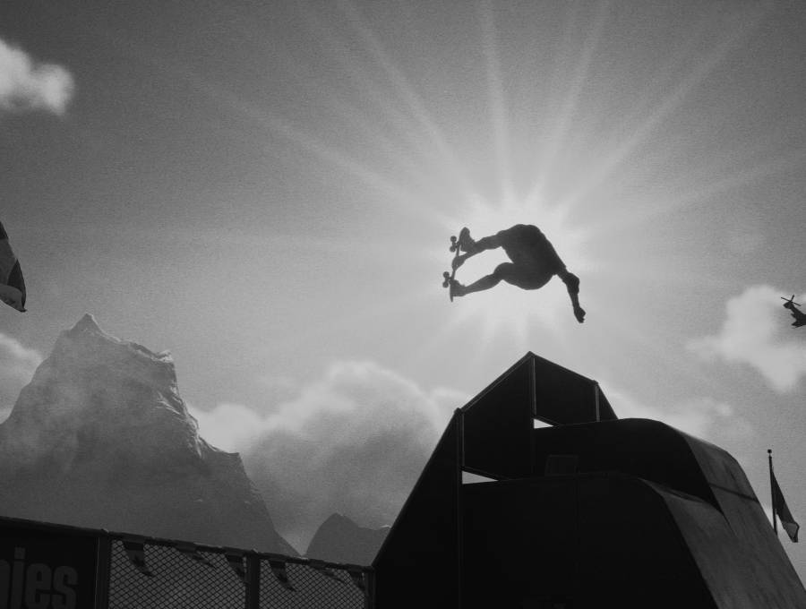 Se trata de un remake visualmente impecable que revive la esencia del skate en los videojuegos, sin eludir las contradicciones del pasado. FOTO: captura hecha en el modo fotografía en PS5/EL COLOMBIANO