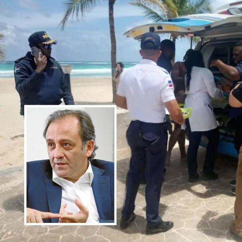 Esta fue la atención que hicieron los organismos de socorro de Punta Cana, República Dominicana, a Hugo Alberto Zuluaga Quintero, fundador de Quipux. Pese a los esfuerzos no pudieron salvarle la vida. FOTOS: CORTESÍA