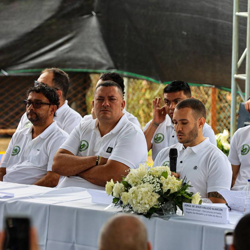 Desde 2022, los cabecillas de las estructuras armadas del Valle de Aburrá han participado en eventos con el Gobierno Nacional. FOTO El Colombiano