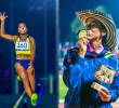 La colombia Natalia Linares es el noveno salto más largo del mundo en lo que va de la temporada y el segundo en la historia nacional. Foto: Tomada de redes @OlimpicoCol