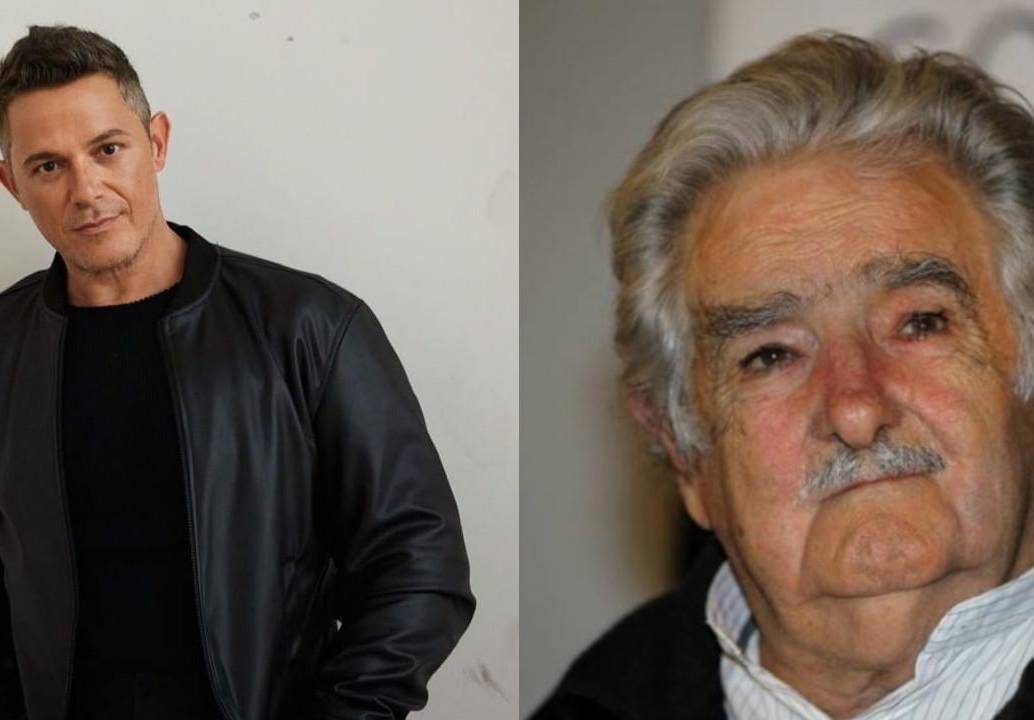 Alejandro Sanz escribió un mensaje para Pepe Mujica. Foto: Pepe Mujica- Jaime Pérez Munévar / Alejandro Sanz - IG @alejandrosanz