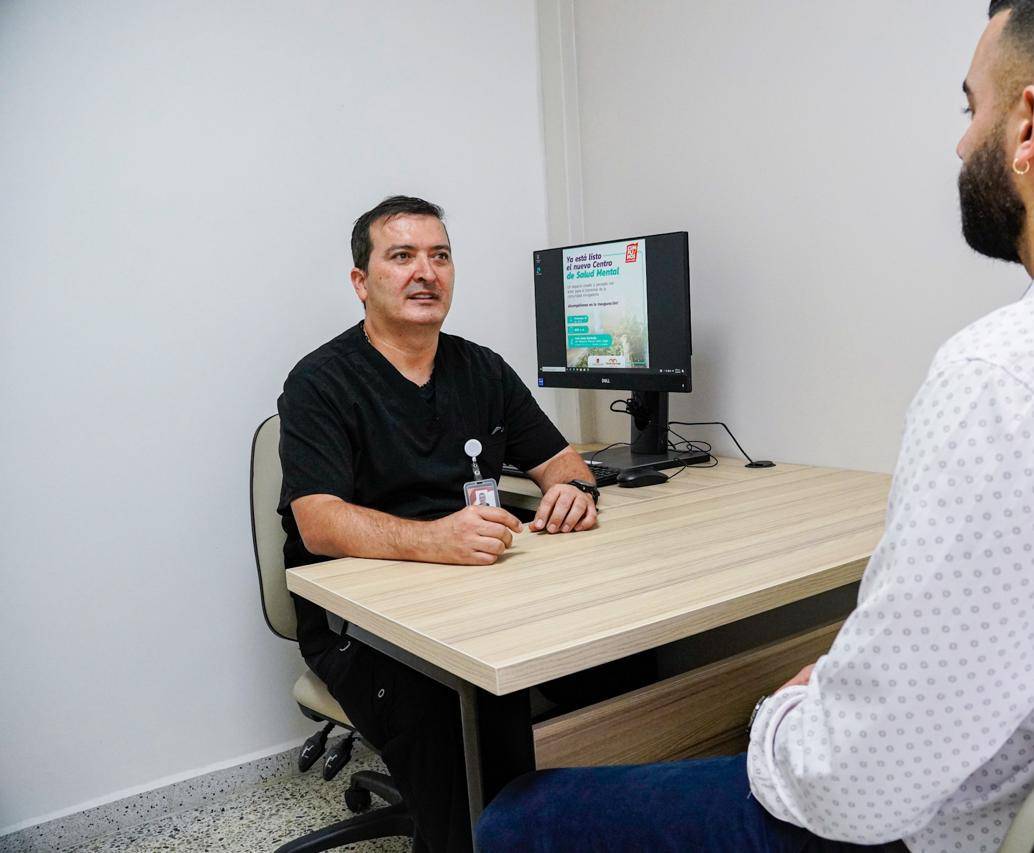 El nuevo centro de salud mental de Envigado está ubicado en la sede de Santa Gertrudis del hospital Manuel Uribe Ángel. FOTO: ALCALDÍA DE ENVIGADO