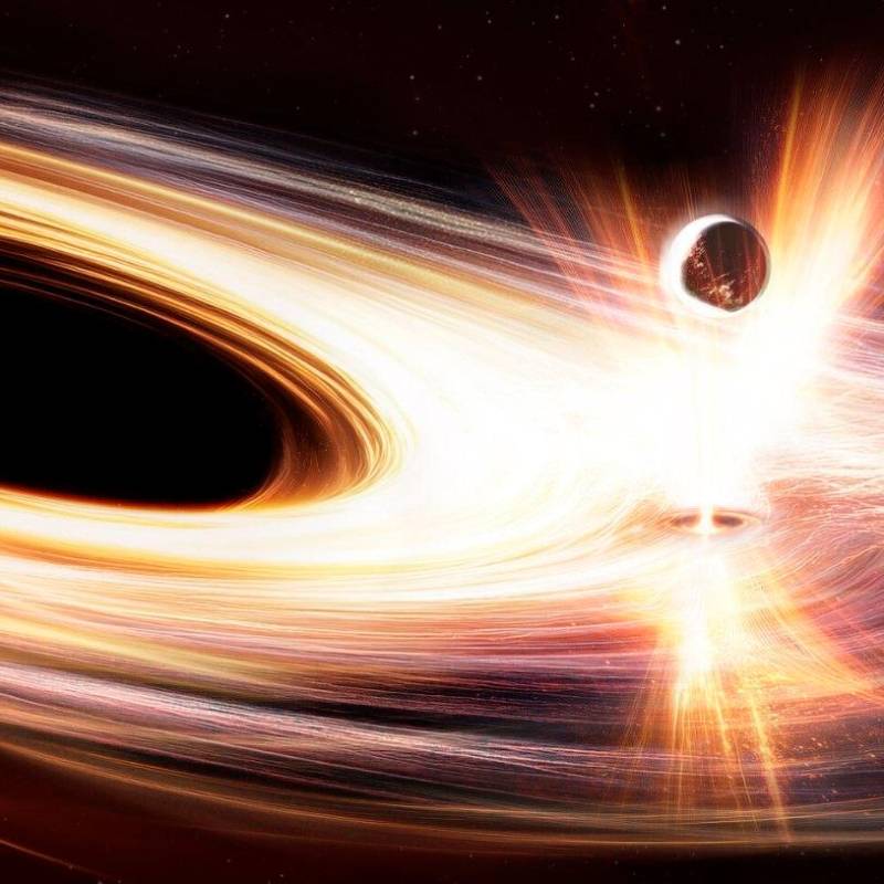 Representación de un agujero negro supermasivo, similar a los detectados por observatorios internacionales que estudian eventos extremos en el universo. FOTO cortesía ESA