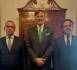 Landau mencionó que Petro no lo iba a dejar entrar a Colombia para asistir a las exequias de Miguel Uribe Turbay, algo que el propio mandatario colombiano expuso jactándose de finalmente no haberlo hecho. Foto: Federico Gutiérrez