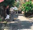 En este sitio quedó el cuerpo sin vida de uno de los presuntos delincuentes, mientras que el otro logró escapar hasta la Feria de Ganados, donde fue encontrado lesionado. FOTO: LAURA ROSA JIMÉNEZ VALENCIA