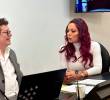 Arizabaleta (derecha) hace parte del triunvirato investigador encargado del proceso contra Petro por presunta violación de topes electorales. FOTO: X @GloArizabaleta