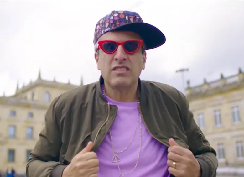 El exministro del Interior, Luis Fernando Velasco, en el “Reguetón de la Corrupción”. FOTO: CAPTURA DE VIDEO