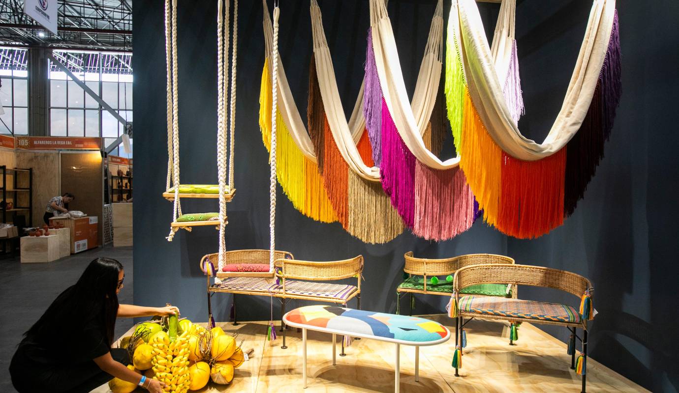Expoartesano no es solo una vitrina comercial, es una experiencia sensorial y emocional donde se entrelazan historias de vida, territorios y resiliencia. Foto: Esneyder Gutiérrez 