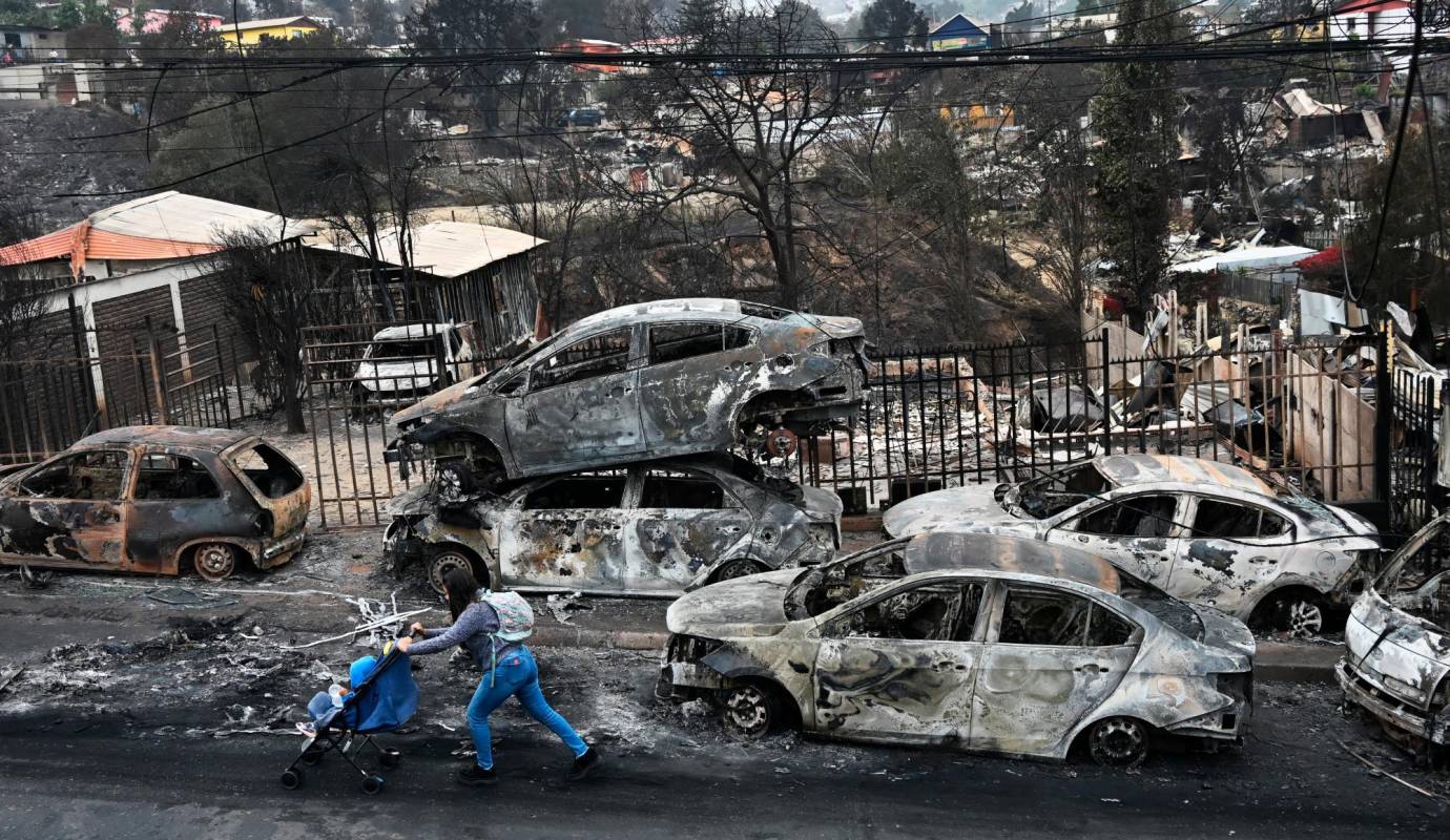 En Fotos Vi A Del Mar Afectada Por Devastadores Incendios Forestales