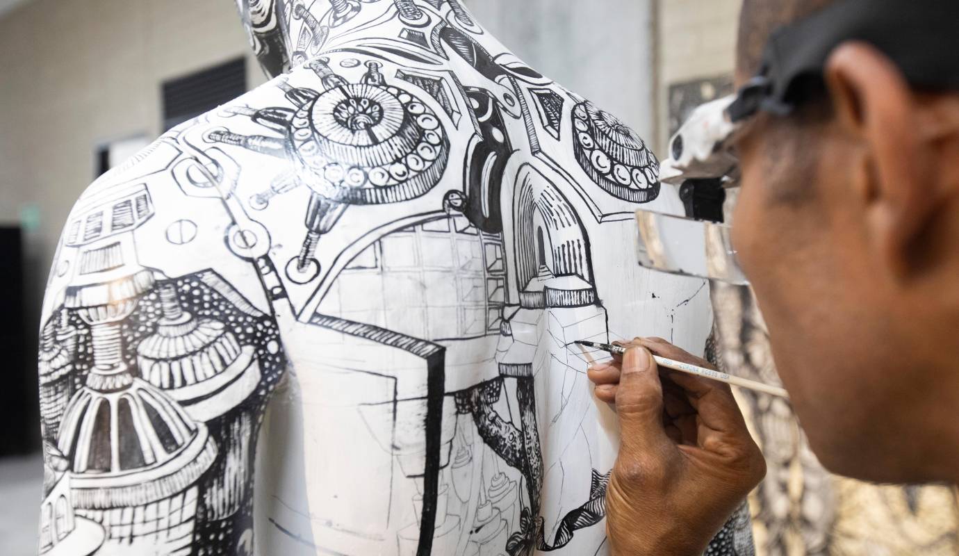 Retoques que invitan a crear nuevos mundos a través del arte. Foto: Esneyder Gutiérrez 
