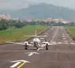 La situación se generó por una interferencia en la frecuencia aérea, que obligó a suspender las operaciones. FOTO: El Colombiano
