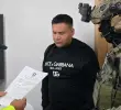 Momento de la captura de Andrés Felipe Marín Silva, alias Pipe Tuluá, en junio de 2025. FOTO CORTESÍA