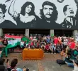 Más de 11.000 miembros de la minga indígena estuvieron en la Universidad Nacional previo a las marchas del Día del Trabajo. FOTO CONSEJO REGIONAL INDÍGENA DEL CAUCA