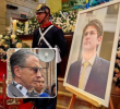 El neurocirujano fue uno de los asistentes a la despedida del senador. Imagen, Colprensa y captura de video.