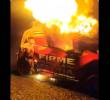 Imagen del ataque a un carro con publicidad de Abelardo de la Espriella en Arauca. FOTO CAPTURA DE VIDEO