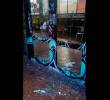 La explosión en el campus universitario de Bogotá dejó afectadas las instalaciones del edificio de Sociología. FOTO CORTESÍA