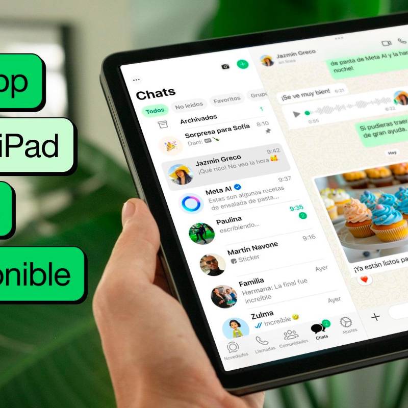 WhatsApp para iPad ya está disponible para su descarga desde la tienda de aplicaciones de Apple App Store. Foto WhatsApp. 