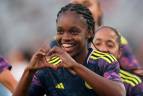 Colombia logró su segundo triunfo del torneo gracias a los goles de Catalina Usme en el minuto 16 y de Linda Caicedo, la joven perla del Real Madrid, en el 53. Foto: GETTY