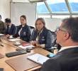 Funcionarias de la Procuraduría en las instalaciones de la EPS Salud Total. FOTO: CORTESÍA