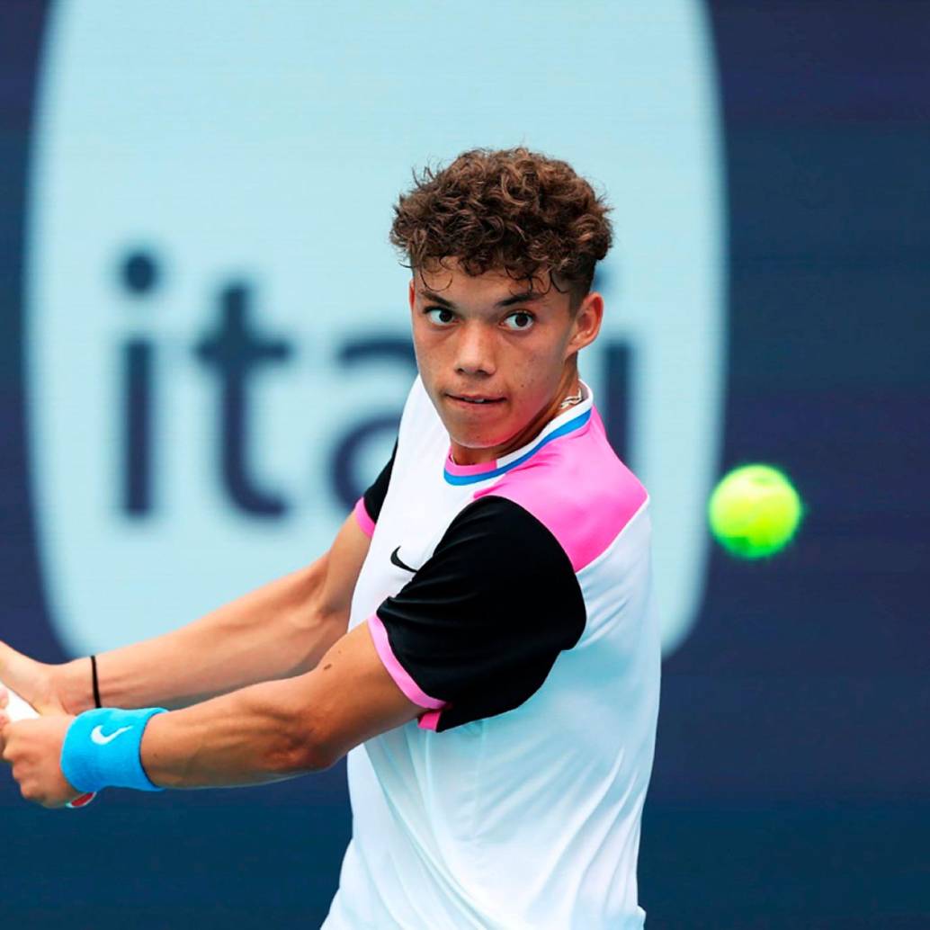 El estadounidense, Darwin Blanch, de 16 años, será el rival de Rafael Nadal en el Abierto de Madrid. FOTO GETTY 